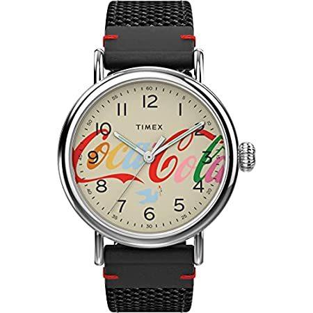 Timex 40 mm Timex Standard X Coca-Cola Unity Collection Leather Strap Watch