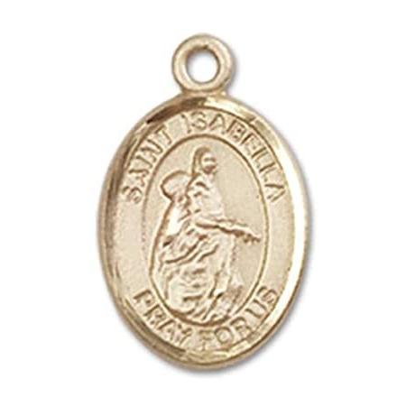 新製品情報も満載 Isabella St. Gold Yellow 14k Jewelry Bonyak of 1 x 1/2 Size Medal, Portugal ネックレス、ペンダント