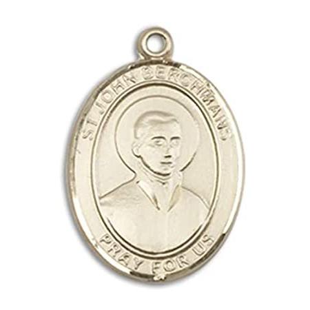 Bonyak Jewelry 14k Yellow Gold-Filled St. John Berchmans Pendant, Size 3/4