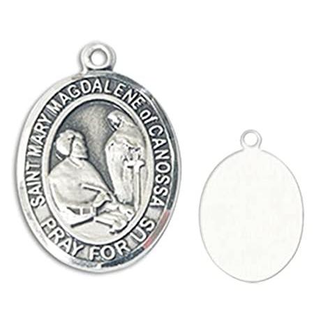 Bonyak Jewelry Sterling Silver St. Mary Magdalene of Canossa Pendant, Size｜pennylane2022