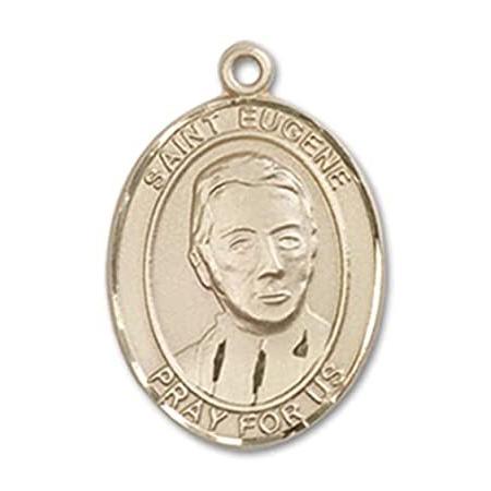 Bonyak Jewelry 14k Yellow Gold-Filled St. Eugene de Mazenod Pendant, Size 3