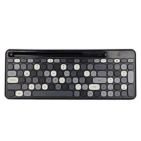 超格安価格 Wireless Pad,2. Number with Keyboard Typewriter Key Round Keyboard,Colorful キーボード