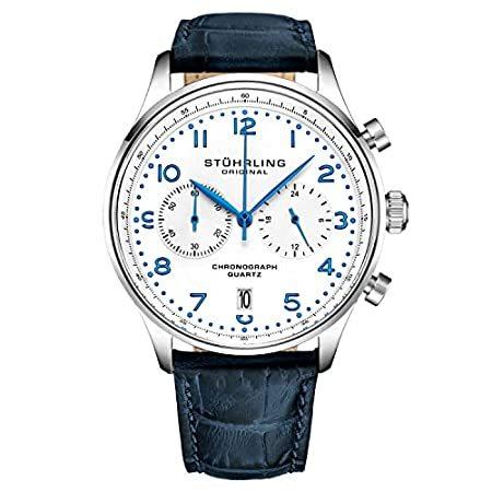 Stuhrling Original Mens Quartz Chronograph Dress Watch - Stainless Steel Ca