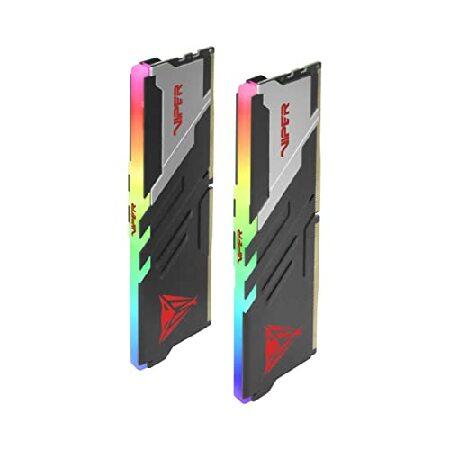 Patriot Viper Venom RGB DDR5 32GB (2 x 16GB) 6200MHz UDIMM デスクトップゲーム用メモリキット - PVVR532G620C40K｜pennylane2022｜03