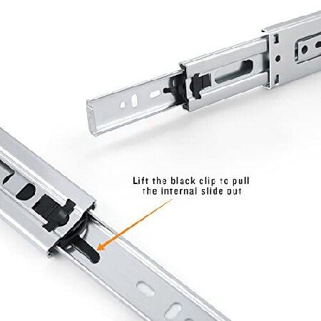 植物と加湿器 Knobonly 3 Pairs of 24 Inch Heavy Duty Drawer Slides，Ball Bearing Full Extension Drawer Rails with 100 LB