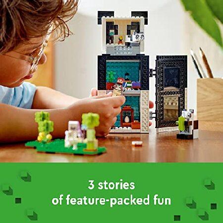 LEGO Minecraft The Panda Haven， Movable Toy House with Baby Pandas Animal Figures， Gaming Toys for Kids， Gift Idea for Boys and Girls Ages 8 Plus， 212_2