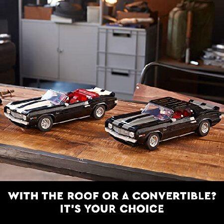 LEGO Icons シボレー カマロ Z28 10304、カスタマイズ可能なクラシックカーレプリカモデル組み立てキット、1969年ヴィンテージアメリカンマッスルカー、ティーン_3