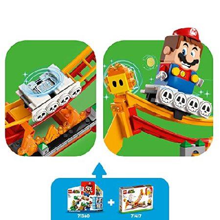 LEGO Super Mario Lava Wave Ride Expansion Set 71416， with Fire