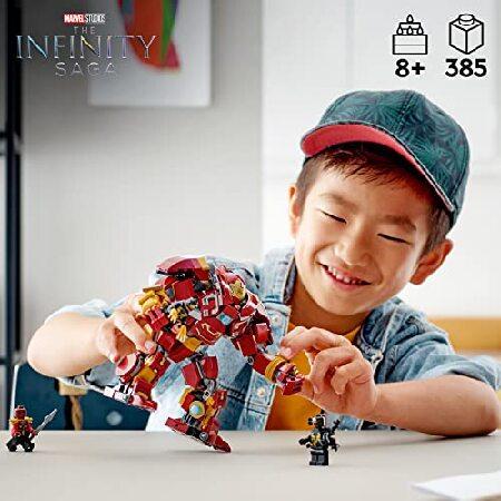 LEGO Marvel The Hulkbuster: The Battle of Wakanda 76247， Action Figure， Buildable Toy with Hulk Bruce Banner Minifigure， Avengers: Infinity War Set fo_1