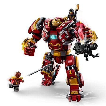 LEGO Marvel The Hulkbuster: The Battle of Wakanda 76247， Action Figure， Buildable Toy with Hulk Bruce Banner Minifigure， Avengers: Infinity War Set fo_2
