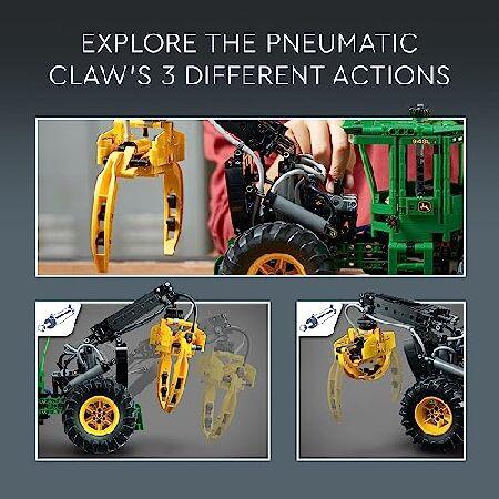 LEGO Technic John Deere 948L-II Skidder 42157 Advanced Tractor Toy Building Kit for Kids Ages 11 and Up， Gift for Kids Who Love Engineering and Heavy-_3