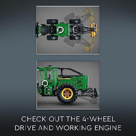 LEGO Technic John Deere 948L-II Skidder 42157 Advanced Tractor Toy Building Kit for Kids Ages 11 and Up， Gift for Kids Who Love Engineering and Heavy-_4