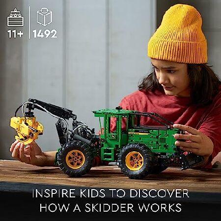 LEGO Technic John Deere 948L-II Skidder 42157 Advanced Tractor Toy Building Kit for Kids Ages 11 and Up， Gift for Kids Who Love Engineering and Heavy-_5