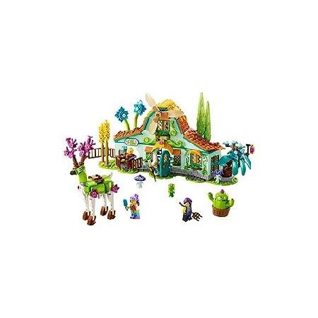 LEGO DREAMZzz Stable of Dream Creatures 71459 Fantasy Animal Toy Set for Kids， 2 Building Options to Create Mythical Flying Pegasus or Forest Guardian_3