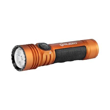 OLIGHT Seeker 4 Pro 充電式懐中電灯 4600ルーメン 高強力明るいライト