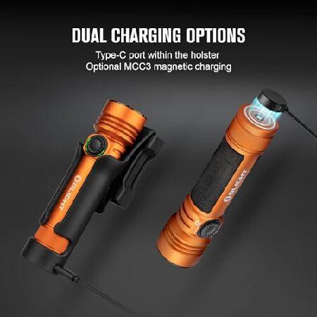 OLIGHT Seeker 4 Pro 充電式懐中電灯 4600ルーメン 高強力明るいライト