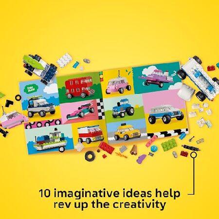 レゴ(LEGO) クラシック のりものをつくろう おもちゃ 玩具 誕生日 プレゼント ブロック 知育 男の子 女の子 子供 5歳 6歳 7歳 8歳 乗り物 車 ミニカー 11036_3