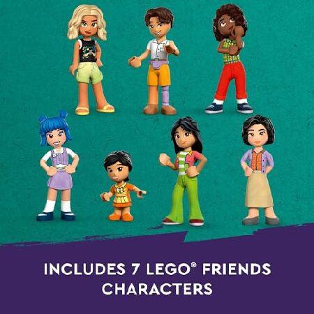 LEGO Friends Heartlake City Shopping Mall Toy， Building Kit with Mini-Doll Accessories for Kids to Build Social Skills and Play Together， Gift Set for_3