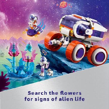LEGO Friends Space Research Rover Space Toy and Science Playset， Space Gift for Kids with 2 Mini-Dolls， a Dog and 2 Alien Figures， Birthday Gift for S_2