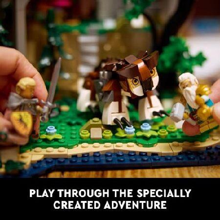 LEGO Ideas ダンジョンズ＆ドラゴンズ:レッドドラゴンズテイルビルディングセット 大人用 ダンジョンズアンドドラゴンズ ギフトアイデア ウィザーズオブザコース_5