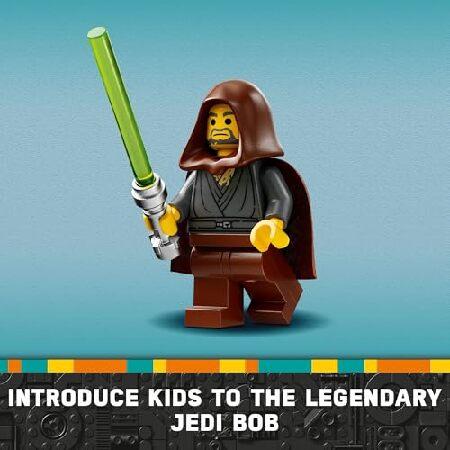 レゴ(LEGO) スターウォーズ ジェダイボブのスターファイター 組み立て可能なおもちゃの乗り物、レンガ造りのスターウォーズスターシップ、ジェダイボブのミニフ_4