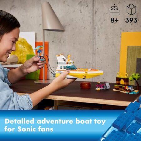 レゴ(LEGO) ソニック・ザ・ヘッジホッグ:テイルズアドベンチャーボートインタラクティブおもちゃ組み立てセット、ソニックキャラクターとウォータースキー付きビ