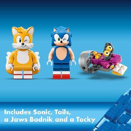 レゴ(LEGO) ソニック・ザ・ヘッジホッグ:テイルズアドベンチャーボートインタラクティブおもちゃ組み立てセット、ソニックキャラクターとウォータースキー付きビ