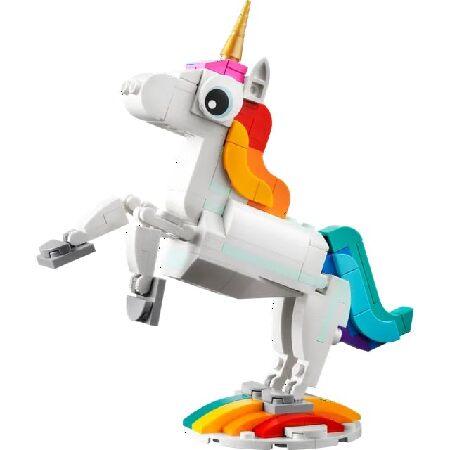 LEGO 66783 Colorful Animals Play Pack， 5 in 1 Box: Easter Bunny， Unicorn Toy， Seahorse Toy， Peacock Toy， and Birds in a Nest， Easter Basket Stuffer fo_3