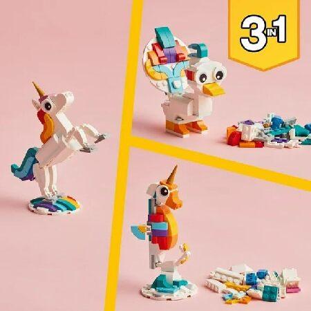 LEGO 66783 Colorful Animals Play Pack， 5 in 1 Box: Easter Bunny， Unicorn Toy， Seahorse Toy， Peacock Toy， and Birds in a Nest， Easter Basket Stuffer fo_5