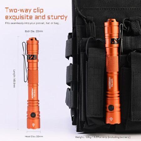 ACEBEAM TAC AA 懐中電灯 2個セット ACEBEAM TAC 2AA EDC タクティカル デュアルモード 懐中電灯 充電式