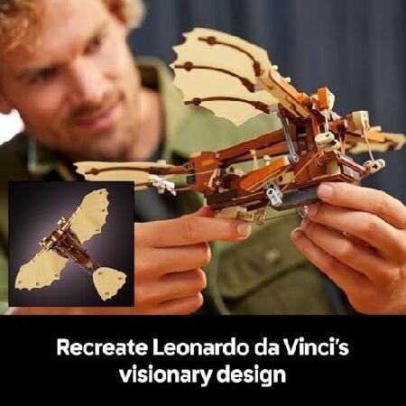 LEGO Icons Leonardo da Vinci's Flying Machine DIY Kit - Ornithopter Building Set for Adults， Ages 18+ - Craft for Home or Office Decor with Display St_3