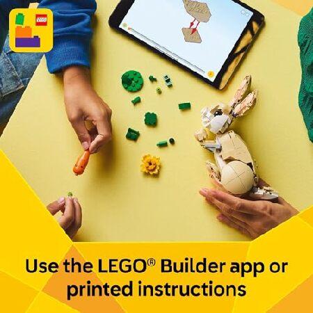 LEGO Creator 3 in 1 Cute Bunny Toy - Building Toy Set with 3 Build Options， Bunny， Seal， or Llama - Animal Figures for Kids， Girls and Boys， Ages 8+ -_5