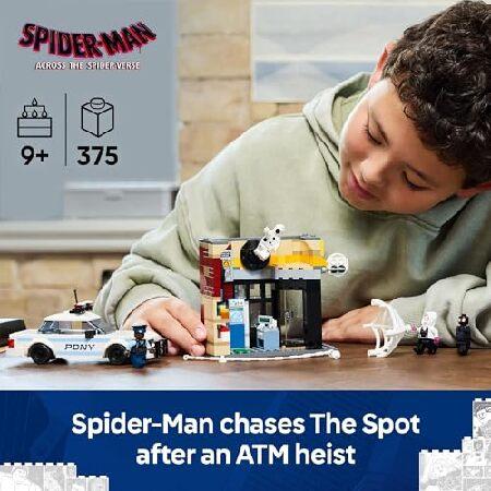 LEGO Marvel Spider-Verse Miles Morales vs. The Spot Building Toy Set - Marvel Superhero Toy for Kids， Boys and Girls， Ages 9+ - with 4 Minifigures - G_1