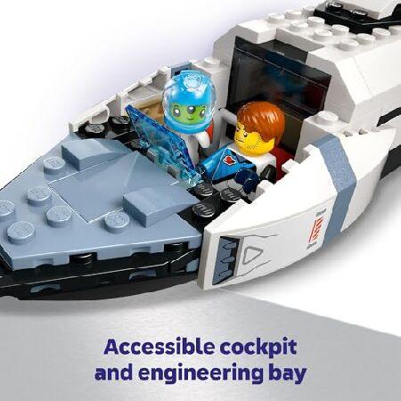 LEGO City Modular Galactic Spaceship Toy - Buildable Space Toy for Kids， Boys and Girls， Ages 7+ - Includes 4 Astronaut Minifigures ＆ Alien Figure -_2