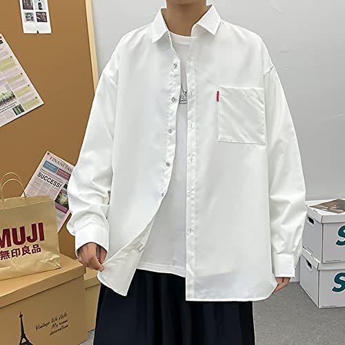 シャツ メンズ 半袖 袖 ポケット 無地 オックスフォードシャツ おしゃれ ファッション 吸汗速乾 春夏秋冬服 114 ホワイト 3xl 新作からsaleアイテム等お得な商品満載