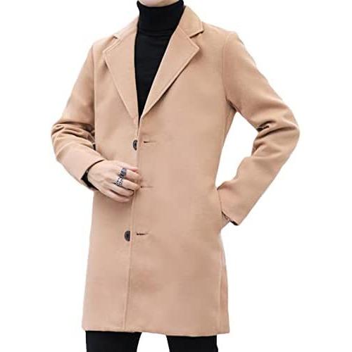 Black Motel コート メンズ チェスターコート ロング ビジネス ジャケット 秋 冬 春 ウール アウター 紳士服 ベージュ L Www Century21sgr Com