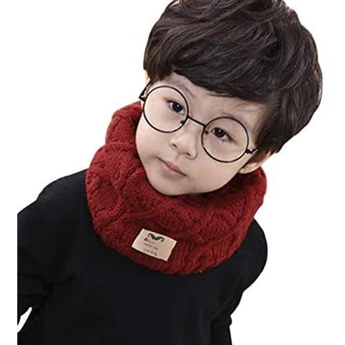 人気ブランド キッズスヌード 可愛い ネックウォーマー 厚手 ニット 毛糸マフラー 男の子 女の子 襟巻き 子ども 通園 通学 アウトドア スキー レッド Karolinemedeiros Com Br