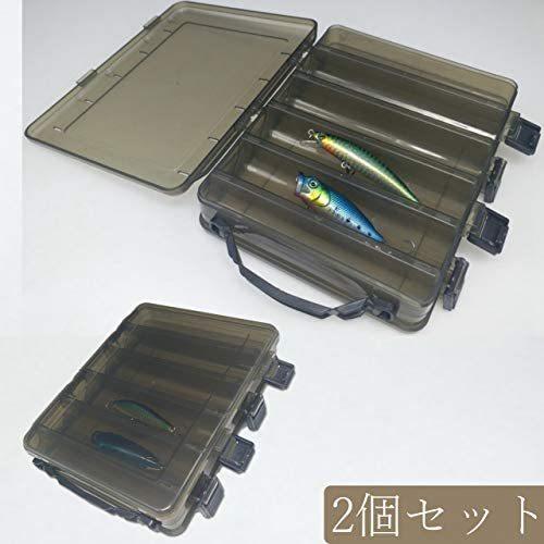 店舗良い リバーシブル 2個セット タックルボックス Fulilie ルアーケース Brown 釣り タックルケース ルアーケース 釣具収納 タックルボックス Www We Job Com
