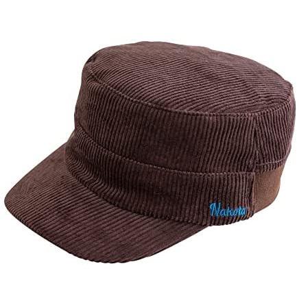 Nakota ナコタ コーデュロイ コットンリブ ワークキャップ 帽子 メンズ レディース 冬 大きいサイズ ブラウン Free Size 新品同様