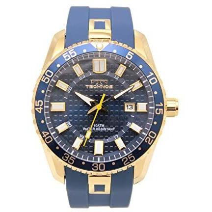『5年保証』 [テクノス] 腕時計 T8A92GN メンズ ブルー (ブルー) 腕時計