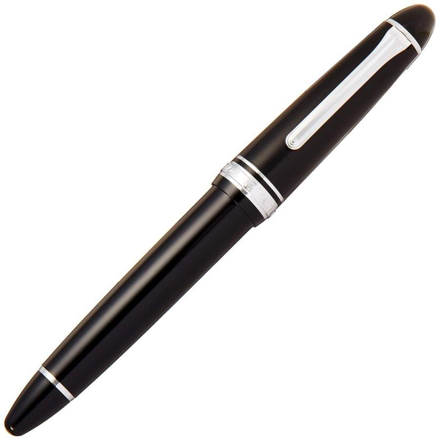 【在庫品】セーラー万年筆 プロフィット21 銀 ブラック 極細 11-2024-120【送料無料】｜penpen-avenue