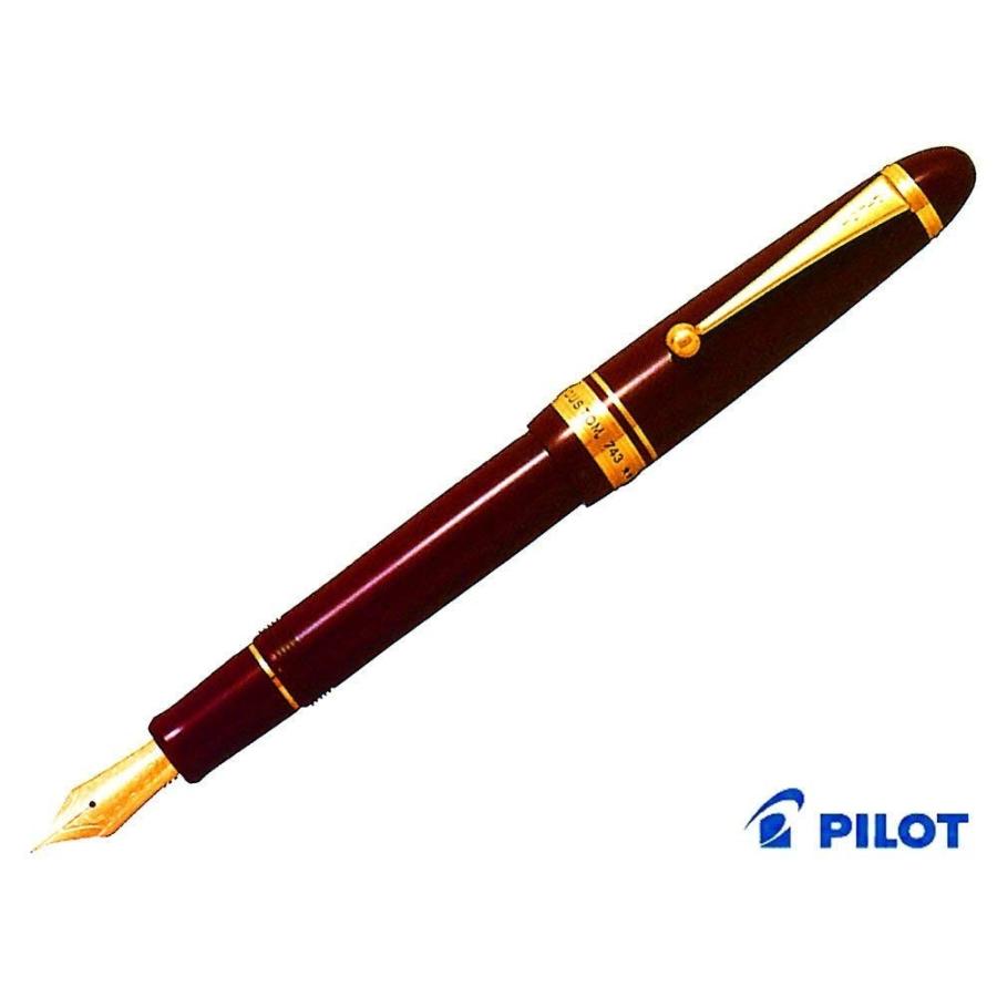 在庫品】パイロット万年筆 カスタム743 ディープレッド 中字 (M) FKK 