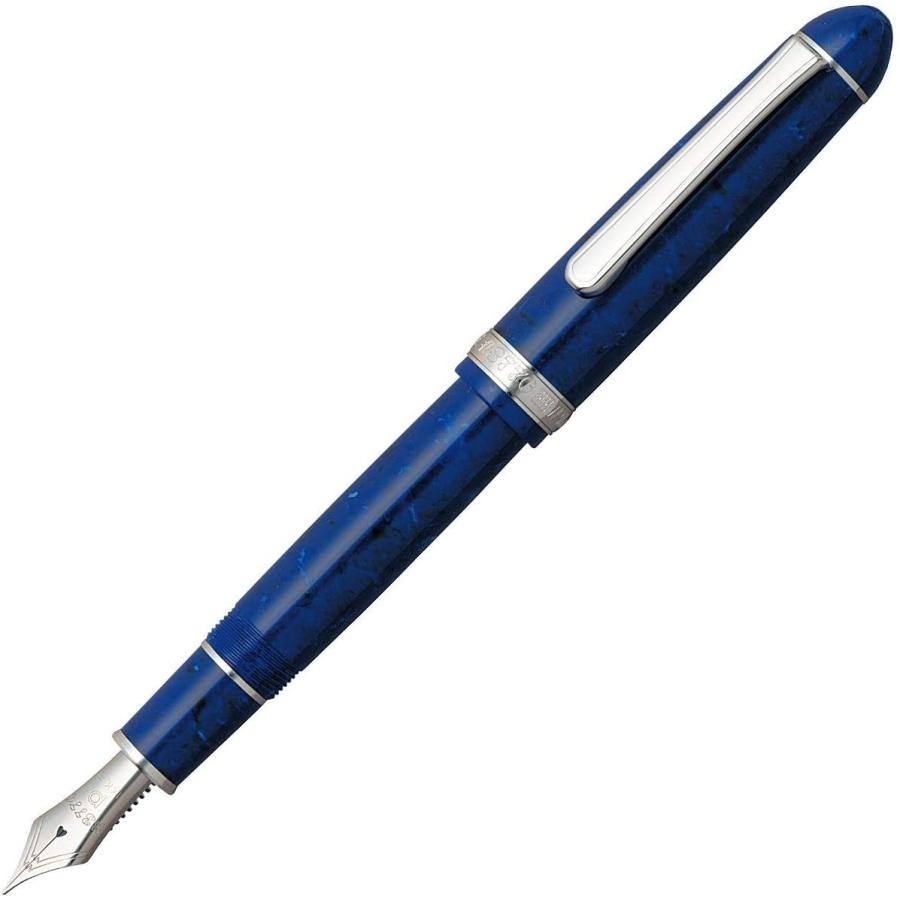 プラチナ万年筆 #3776 セルロイド#50 ミッドナイトオーシャン F(細字) プラチナ万年筆 【在庫品】プラチナ万年筆 万年筆 #3776 セルロイド