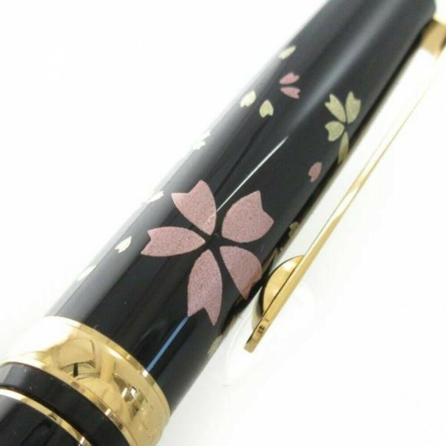 在庫品】プラチナ万年筆 蒔絵万年筆 金沢箔 桜吹雪 中字(M) PTL-15000H
