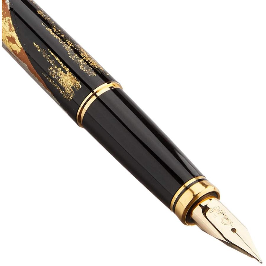 在庫品】プラチナ万年筆 万年筆 美巧 近代蒔絵 赤富士 中字 PTL-20000H