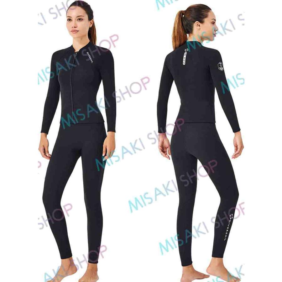 レディース上下セット】2mmネオプレン ウェットスーツ ウェット