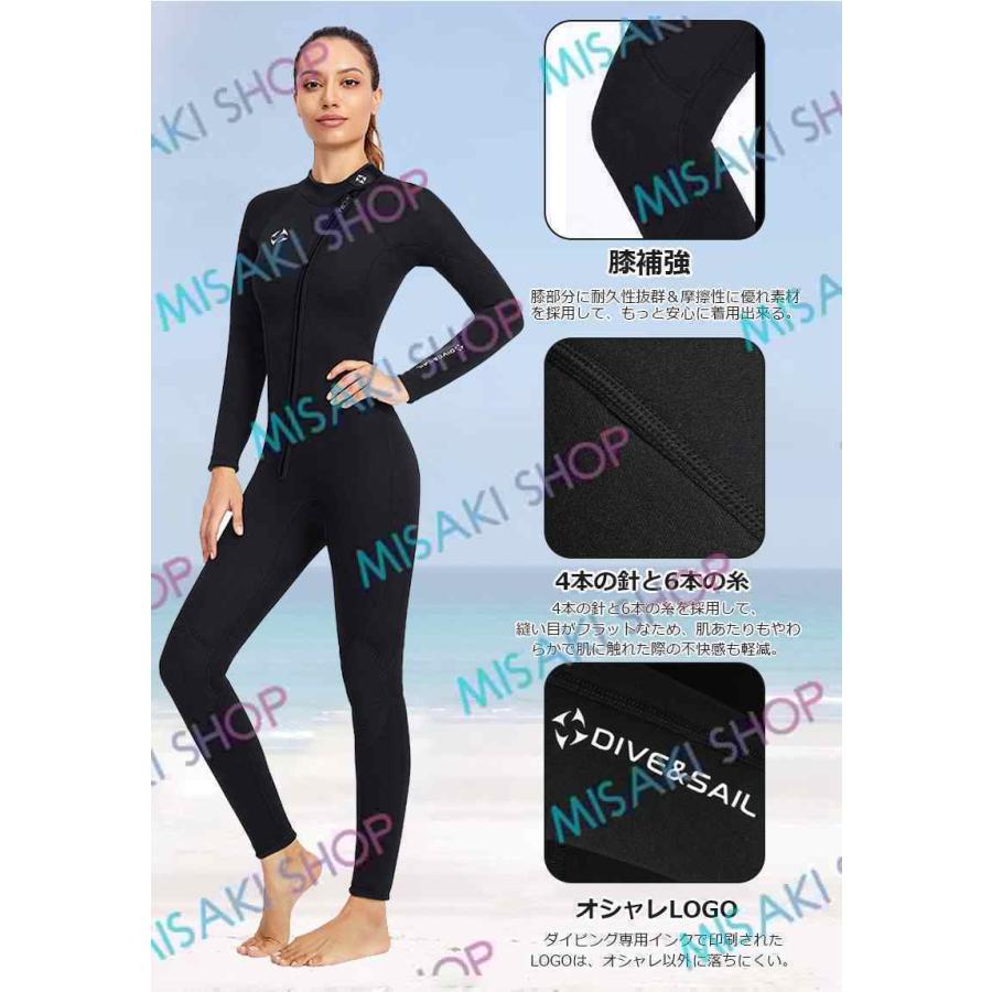 3mm＆男女ワンピース】ウェットスーツ 水中作業 素潜り 膝補強 防寒