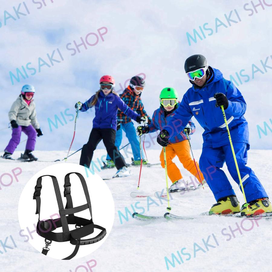 musya　スキー３点とスキーハーネス 子供&初心者用】スキー/スノーボード用ハーネス スキー ショルダー