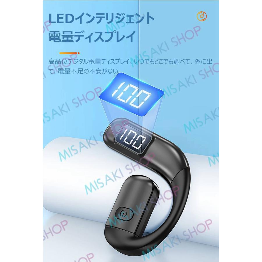 専用　ワイヤレス　2台 携帯2台同時接続】ワイヤレスイヤホン 片耳 bluetooth5.5 左右耳兼用