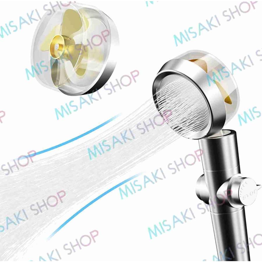 在庫一掃】極細水流 シャワーヘッド ミスト マイクロナノバブル 360